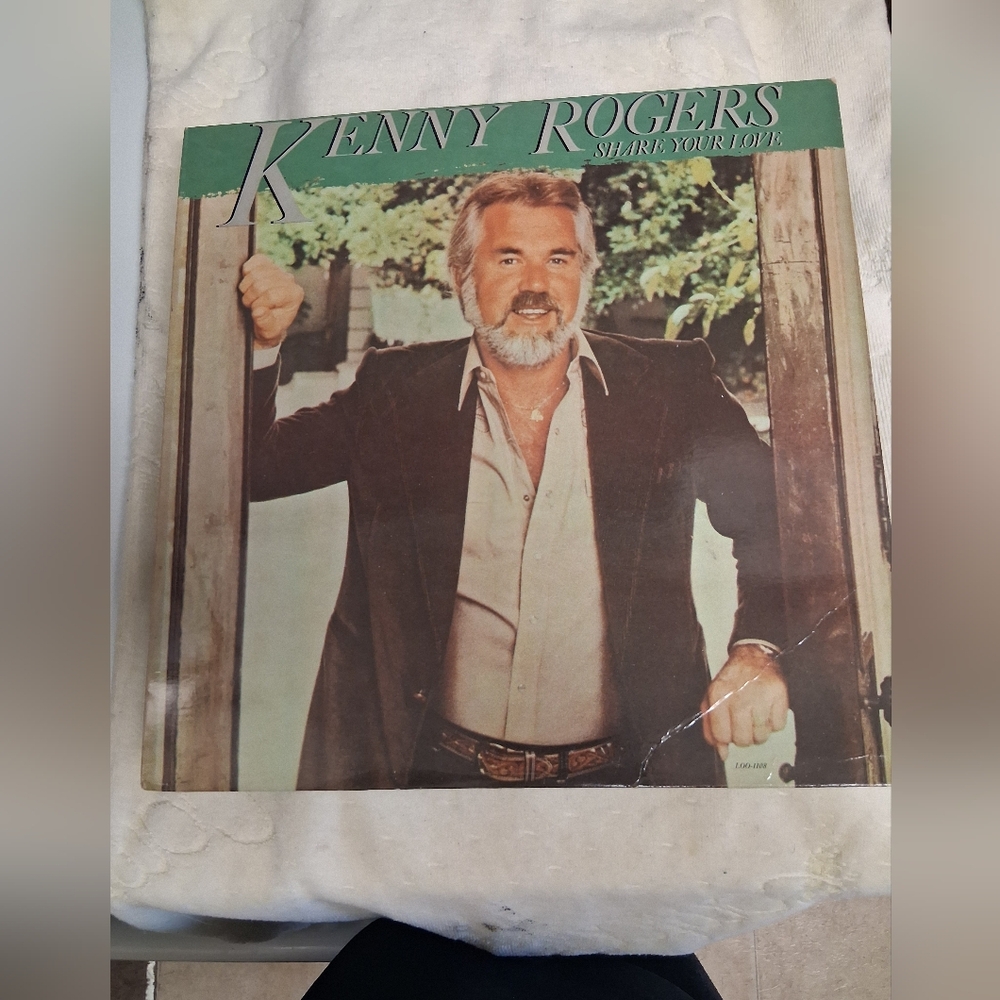 Kenny Rogers SHARE YOUR LOVE Vinyl Record LP